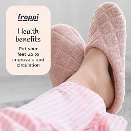 Premium Square Footstool with Storage Velvet Ottoman Storage Pouffe on Feet by Froppi