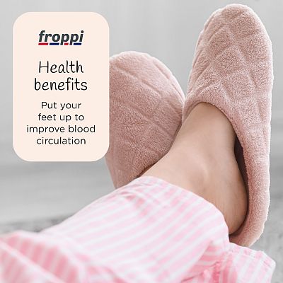 Premium Square Footstool with Storage Velvet Ottoman Storage Pouffe on Feet by Froppi