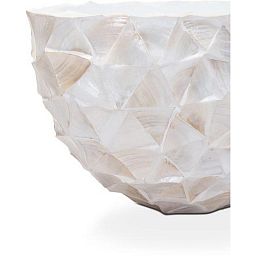 SHELL Oval Polystone Planter