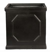 IDEALIST Lite Chelsea Flower Box Square Garden Planter, Faux Lead Dark...