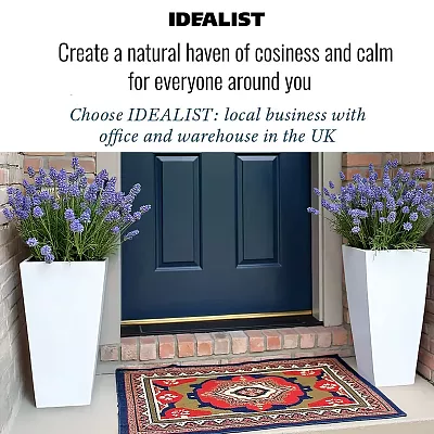 IDEALIST Lite Tall Tapered Contemporary Light Concrete Planter