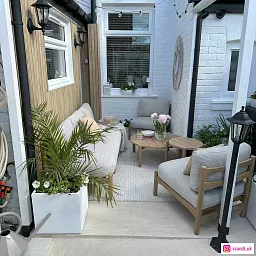 IDEALIST Lite Square Box Contemporary Light Concrete Planter