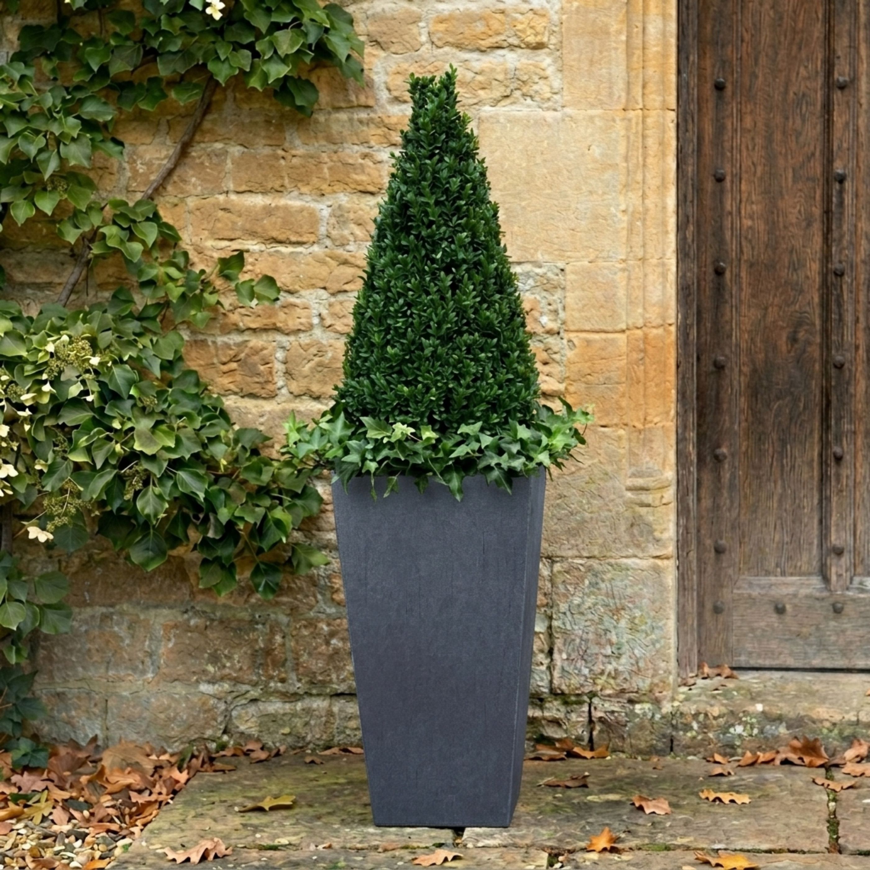 IDEALIST Lite Tall Tapered Contemporary Light Concrete Planter