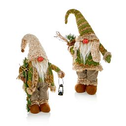 Christmas Rustic Gnomes with Lantern