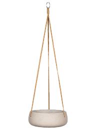 Rough Fibreclay Bowl Planter | Hanging Indoor and Outdoor Plant Pot