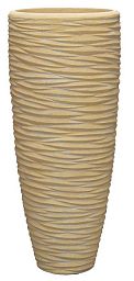 Composits Polystone Partner Seaside Round Tall Indoor Planter Pot