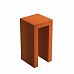 Corten Steel Tall Square U-Block
