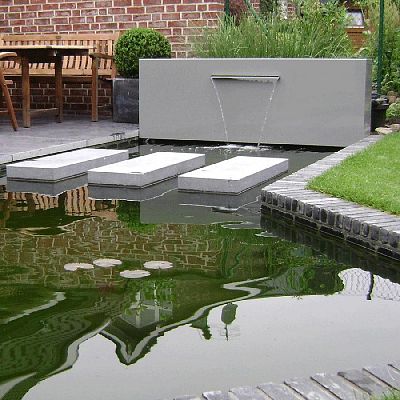 Aluminium Garden Fountain Pondwall Freestanding
