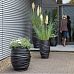 Toga conical Round Tall Polystone Outdoor Planter