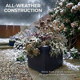 IDEALIST Lite Square Box Contemporary Light Concrete Planter