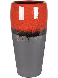Amora Duo Glazed Clay Round Tall Plunter