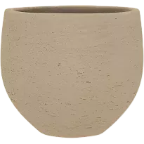 Orb (Dia) 16cm Planter | Washed Beige Fibreclay Small Round Indoor and...