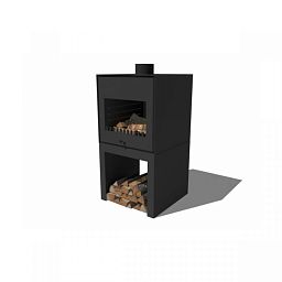 Thor Standing Corteen Steel Garden Burner
