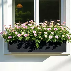 IDEALIST Lite Window Box Light Concrete Planter