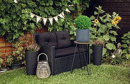 IDEALIST Lite Honeycomb Style Cylinder Round Outdoor Planter