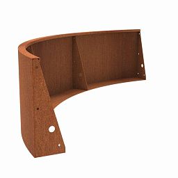 CorTen 4ml Retaining Wall Outside Curve