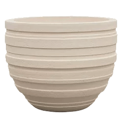 Polystone Ribbed Planter | Indoor and Outdoor Plant Pot