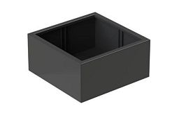 Florida Outdoor Aluminum Square Planter