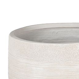 IDEALIST Lite Ribbed Light Concrete Vase Planter