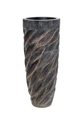 Luxe Lite Universe Wave Tall Indoor Planter
