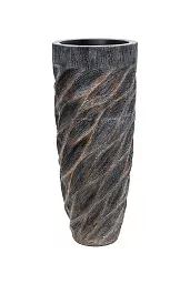 Luxe Lite Universe Wave Tall Indoor Planter