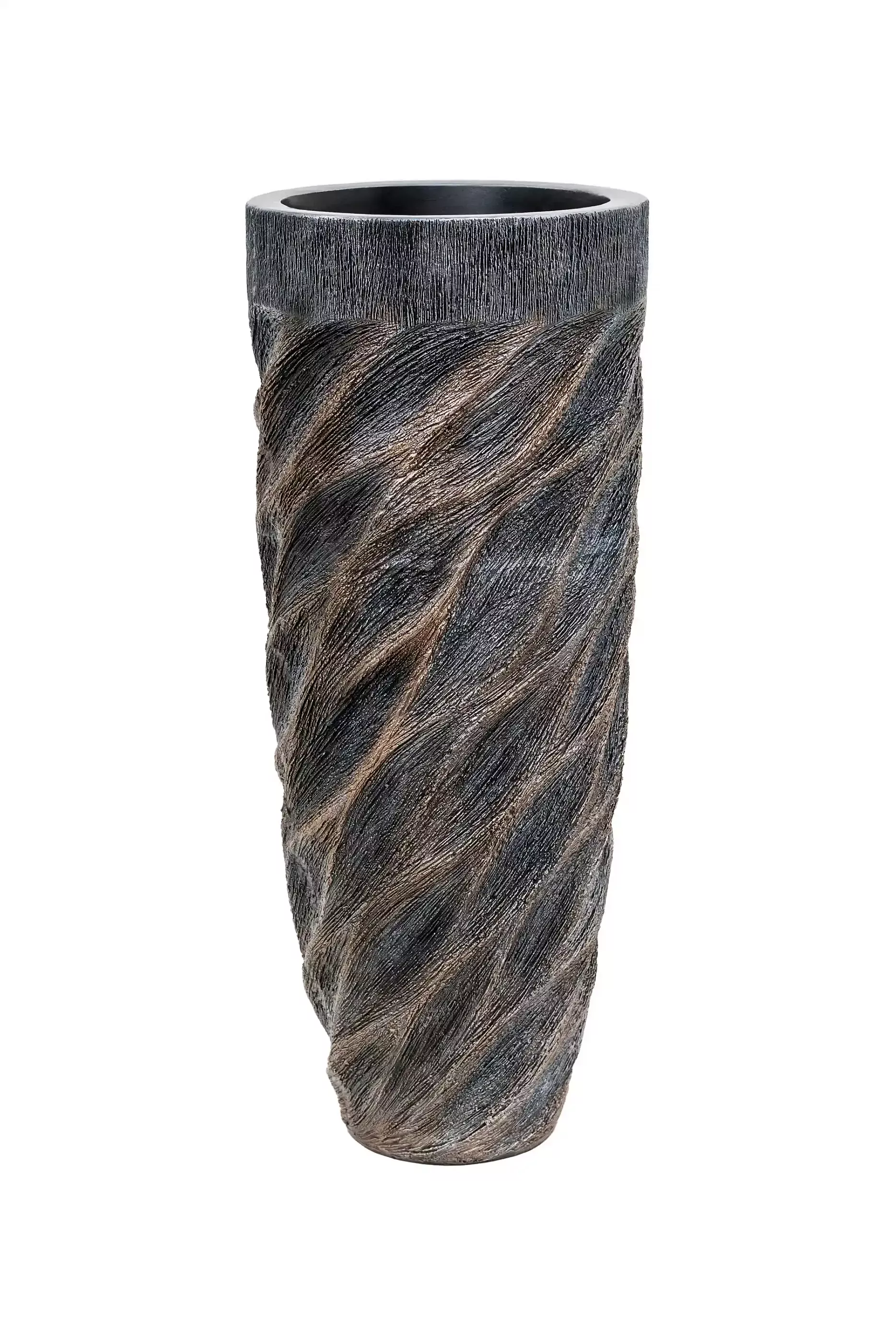 Luxe Lite Universe Wave Tall Indoor Planter