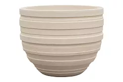 Polystone Ribbed Planter | Indoor and Outdoor Plant Pot