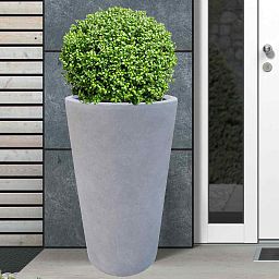 IDEALIST Lite Contemporary Round Light Concrete Planter