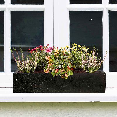 Window Box Light Concrete Planter by Idealist Lite