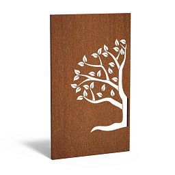 CorTen High Panel Abstract