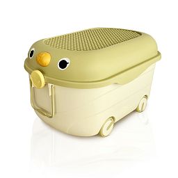 Toy Box for Toy Storage on Wheels with Lid by Froppi