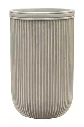Vertical Rib Tall Planter | Indoor and Outdoor Plant Pot