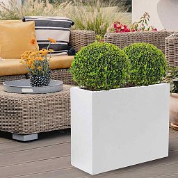 IDEALIST Lite Contemporary Light Concrete Trough Planter