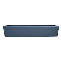 Contemporary Rectangular Straight Trough GRP RAL L50 W20 H20 cm Plante...