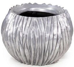 River Round Polystone Outdoor Planter