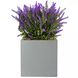 IDEALIST Lite Square Box Contemporary Light Concrete Planter