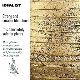 IDEALIST Lite Row Style Round Indoor Planter