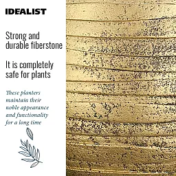 IDEALIST Lite Row Style Round Indoor Planter