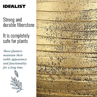 IDEALIST Lite Row Style Round Indoor Planter