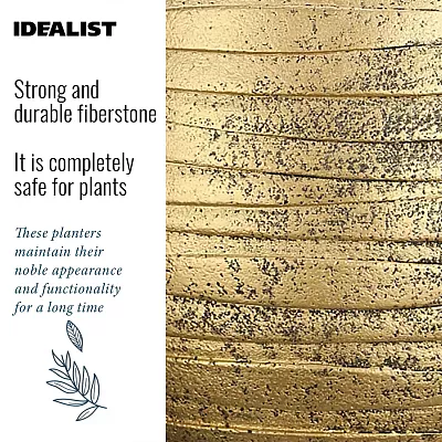 IDEALIST Lite Row Style Round Indoor Planter