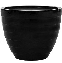 Unica Couple rib Round Indoor Planter