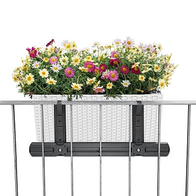 LECHUZA BALCONERA Cottage Trough Poly Resin Self-watering Planter Set