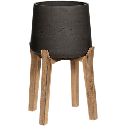 Rough Fiberclay Planter With Feet | Indoor and Outdoor Plant Pot