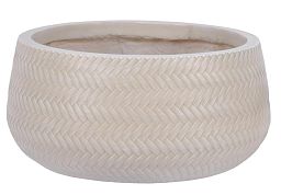 IDEALIST Lite Plaited Style Bowl Outdoor Planter