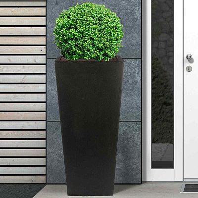 IDEALIST Lite Tall Tapered Contemporary Light Concrete Planter