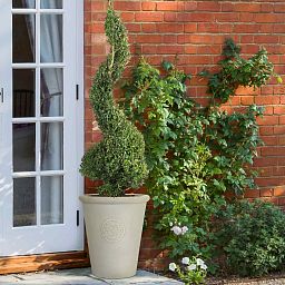 IDEALIST Lite Rustic Style Rolled Rim Vase Outdoor Planter