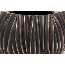 River Round Polystone Outdoor Planter