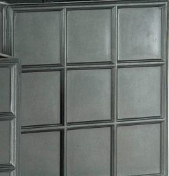 Downing St. Fiberglass Square Faux Lead Planter Pot In/Out