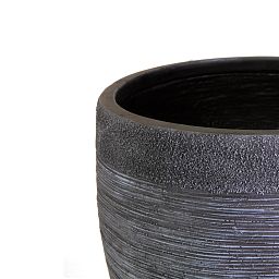 IDEALIST Lite Ribbed Light Concrete Vase Planter