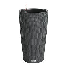 LECHUZA CILINDRO Cottage Round Tall Poly Resin Self-watering Planter